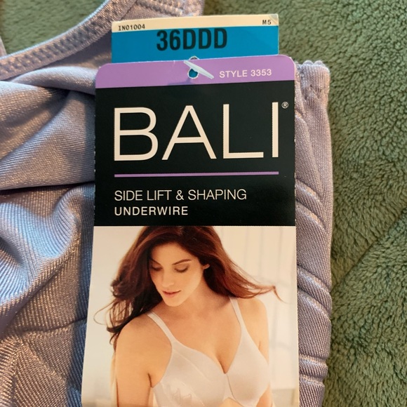 Bali amethyst quartz colored side lift and shaping underwire bra, size 36DDD - Picture 3 of 5